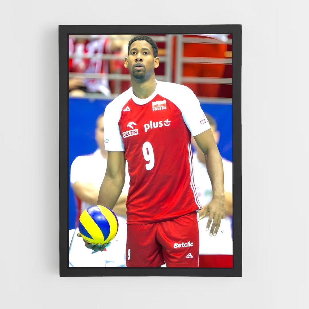 Poster Wilfredo leon – affiche Volleyball (vue 2)